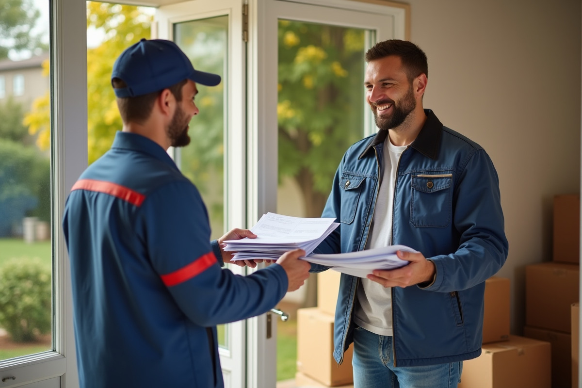 courrier déménagement